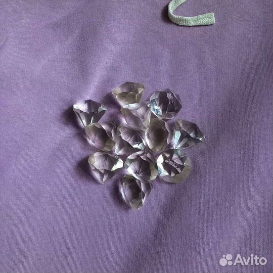 Кристаллы для рукоделия декоративные стекло