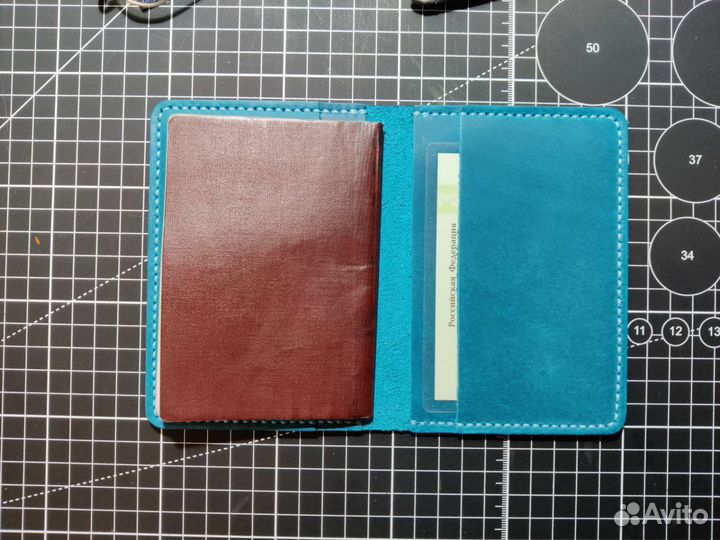 Обложка на паспорт из натуральной кожи