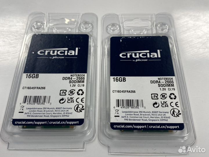 Оперативная память sodimm ddr4 16gb