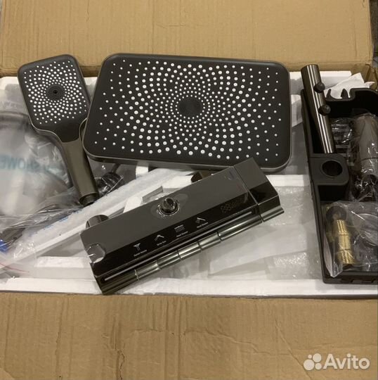 Душевая система с тропическим душем дисплеем 4в1