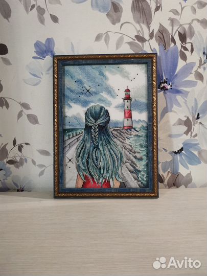 Картина вышитая крестом