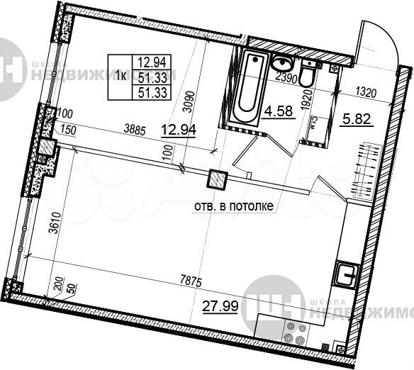2-к. квартира, 42,6 м², 4/8 эт.