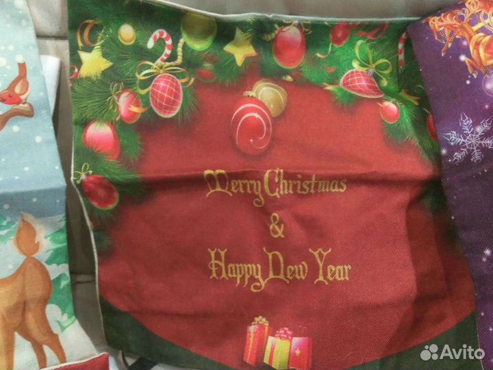 Декоративные новогодние наволочки 45*45
