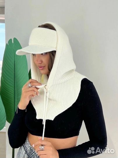 Кепка и капор комплект