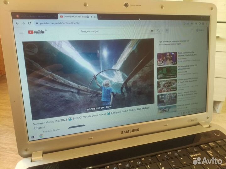 Samsung 2,2 ггц/ssd 128/4gb/NVidia geforce 310M