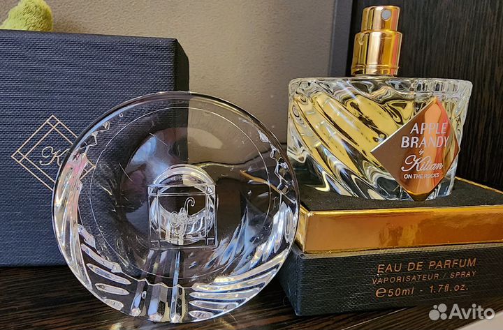 Kilian apple brandy on the rocks