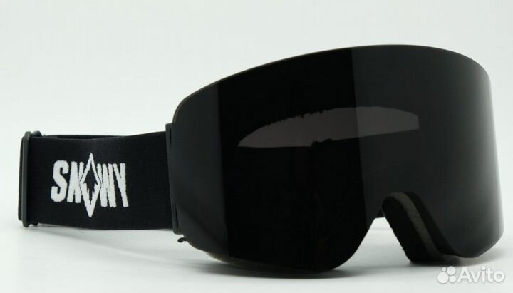 Маска snowy aura black линзы: black lens S4+S1