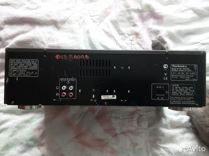 Кассетная дека technics RS -TR 474 M2