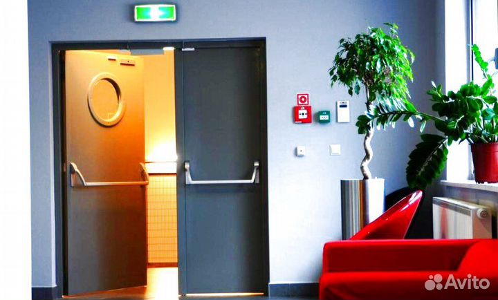 Входные противопожарные металлические двери Ei60