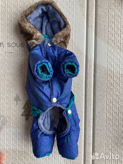 Комбинезон зимний для собак маленьких пород