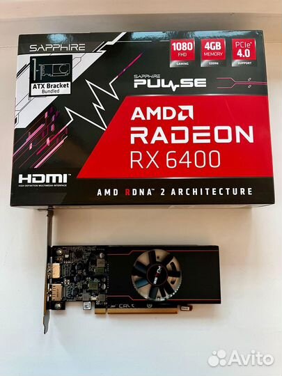 Видеокарта Sapphire AMD Radeon RX 6400 pulse