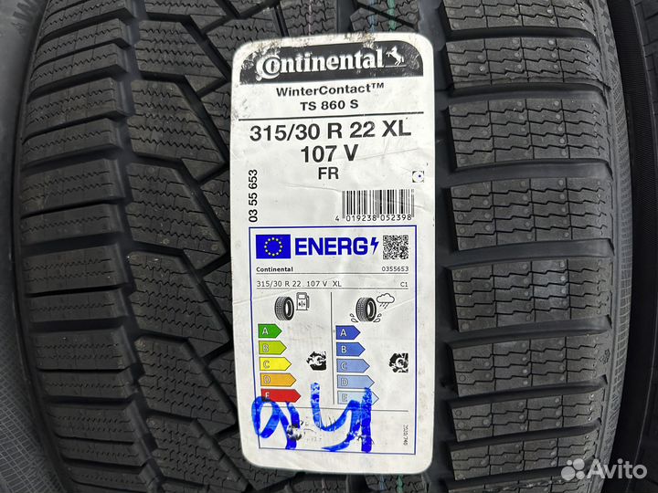 Continental ContiWinterContact TS 860S 275/35 R22 и 315/30 R22 107V