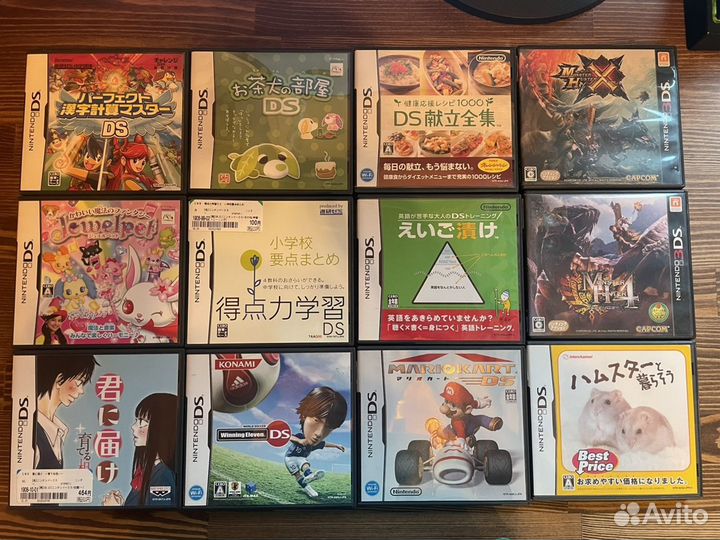 Картриджи/диски для DS,3DS,PSP, PS1,PS2 из Японии