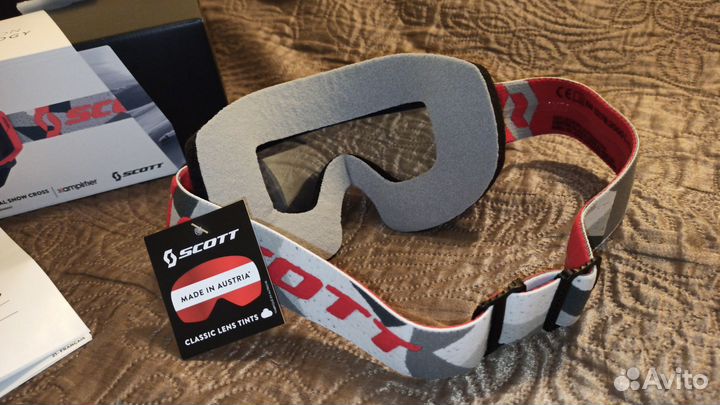 Очки снегоход квадроцикл Scott Primal MY23 Red/Blu