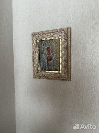 Икона богоматерь матовый пластик