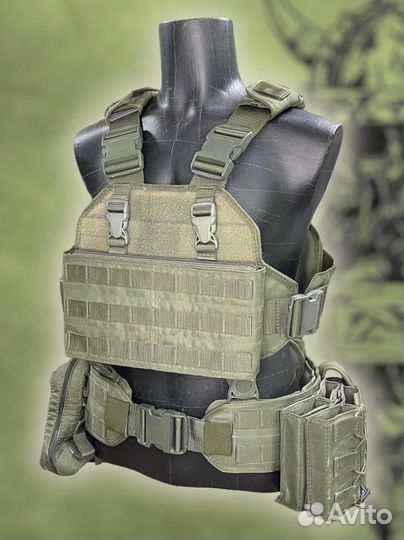 Бронежилет плитник олива