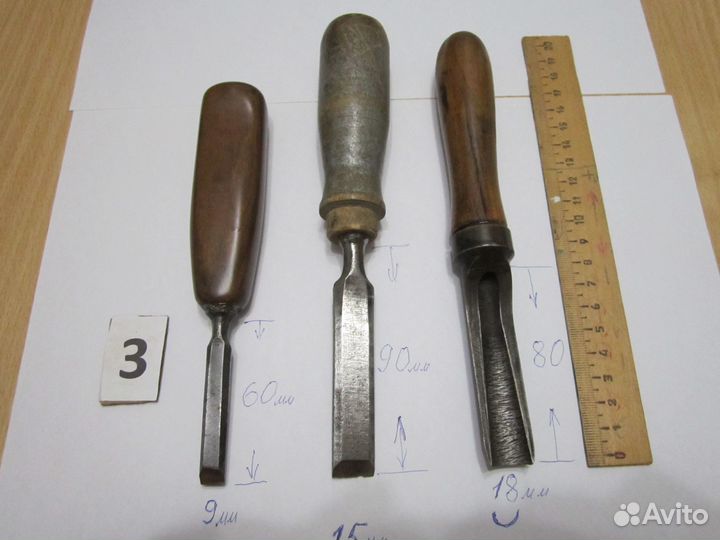 Советские стамески наборами