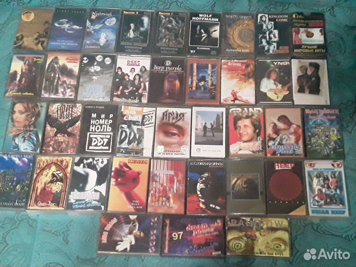 Аудиокассеты лицензионные классика рока и поп