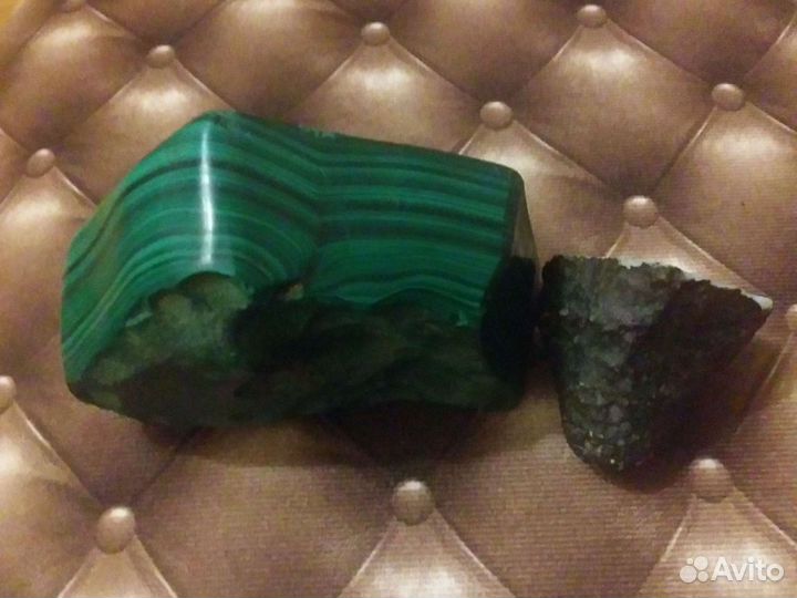 Малахит пепельница, опалн