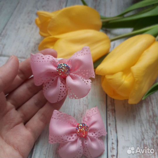 Резинки бантики для волос