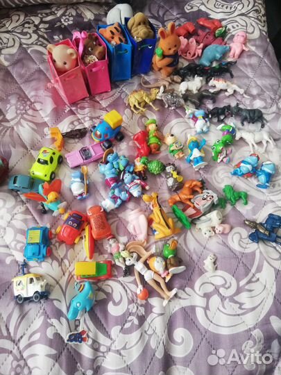 Мягкие, резиновые игрушки, киндеры