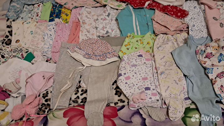 Много вещей 0-9 мес