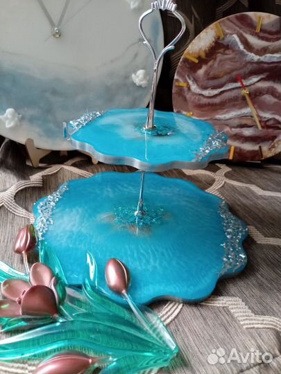 Фруктовниц а из эпоксидной смолы