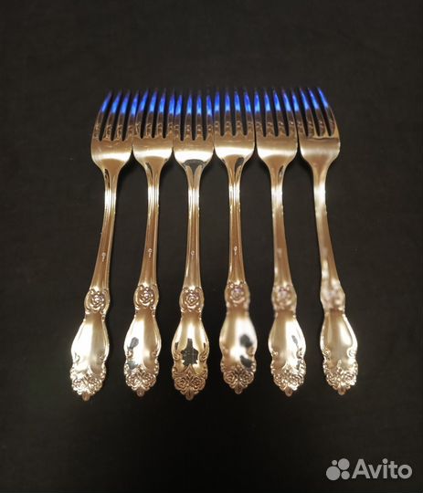 Набор столовых приборов Мельхиор роза