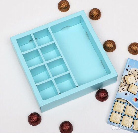 Коробка для конфет ручной работы, упаковка 5 шт