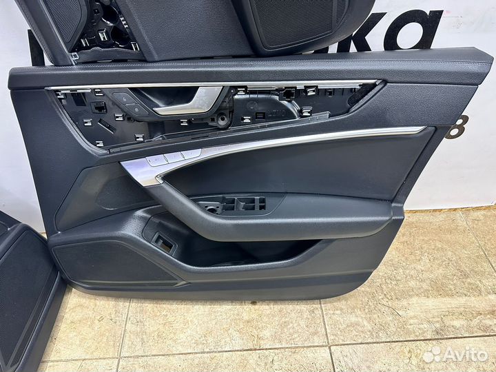 Обшивки дверей Audi A6 C8 расширенная кожа