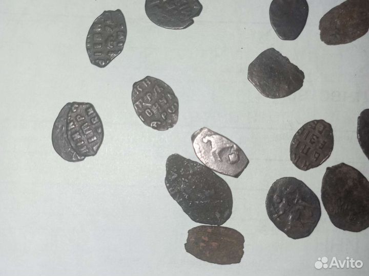 Монеты 16-17 век серебро 31 шт