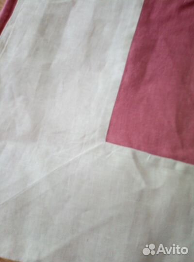 Скатерть льняная с каймой