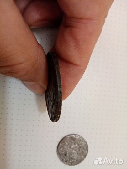 Монета Рубль 1747 Екатерина Царизм Кенигсберг