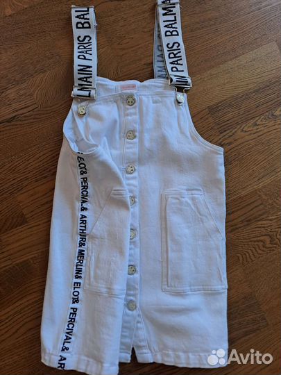 Джинсовый сарафан для девочки