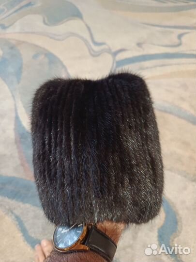 Шапка норковая женская