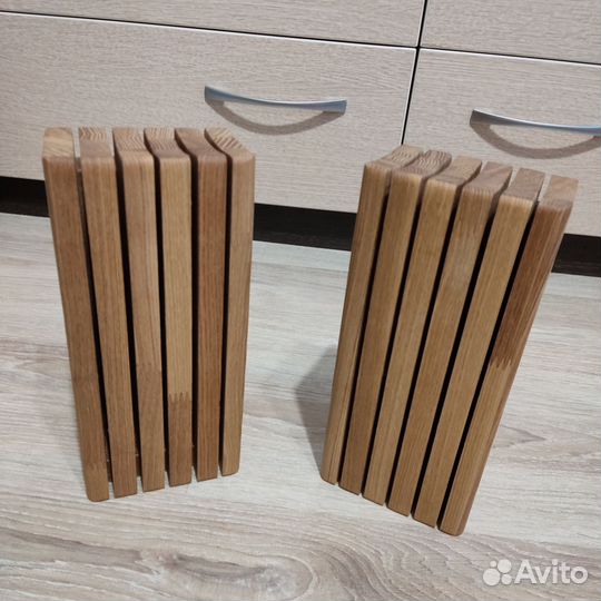 Деревянная подставка для ножей