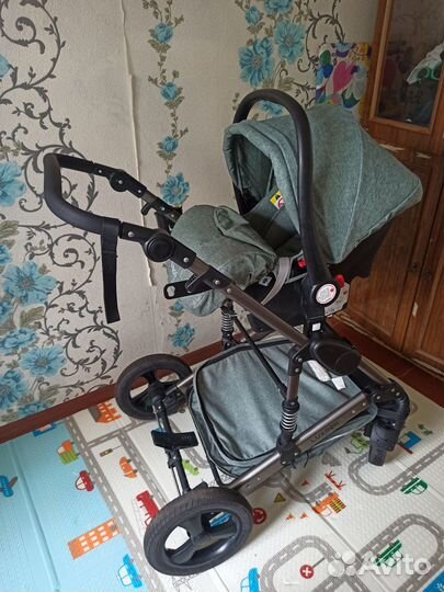 Коляска luxmom 3 в 1 бу