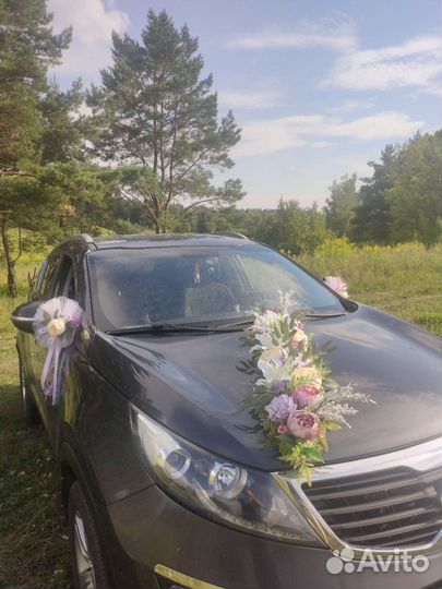 Свадебные украшения на автомобили