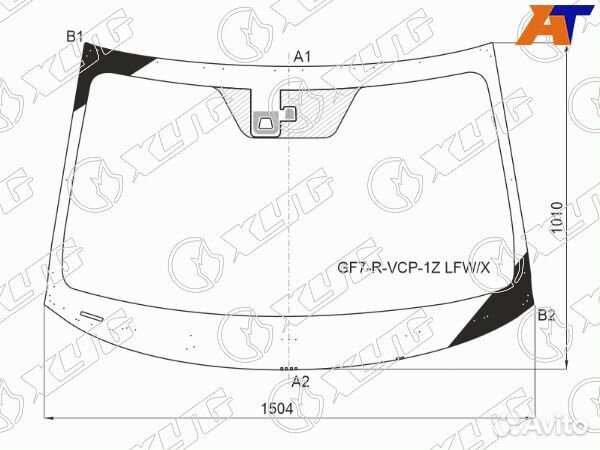 Стекло лобовое mitsubishi outlander