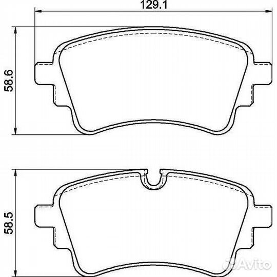 Колодки тормозные дисковые PF 4475CR