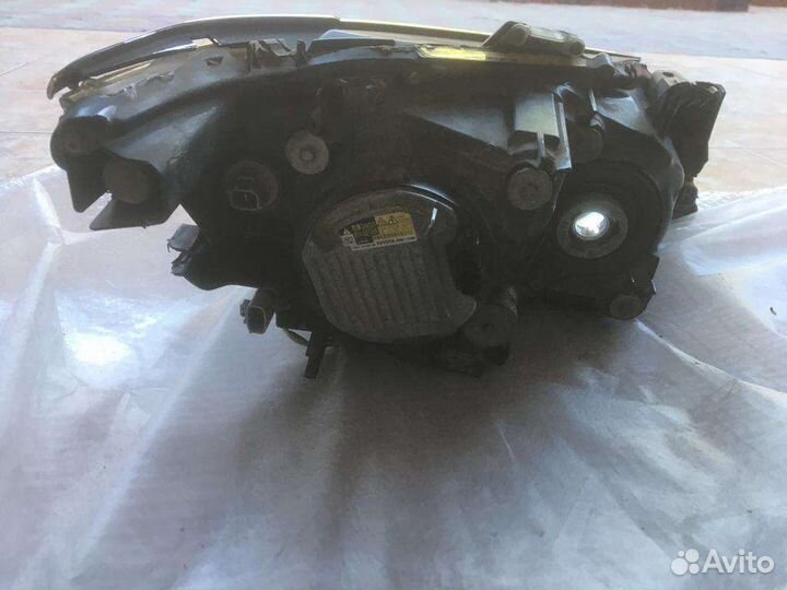 Бампер и фара на камри V55