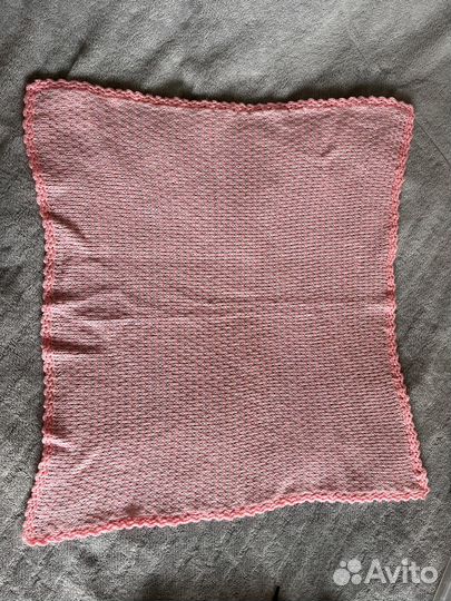 Плед детский вязаный ручная работа