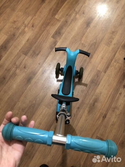 Детский самокат трехколесный 2в1 Happy Baby Duo