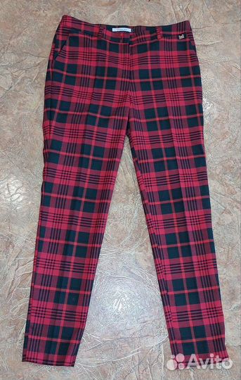 Летние женские брюки в клетку 46-48