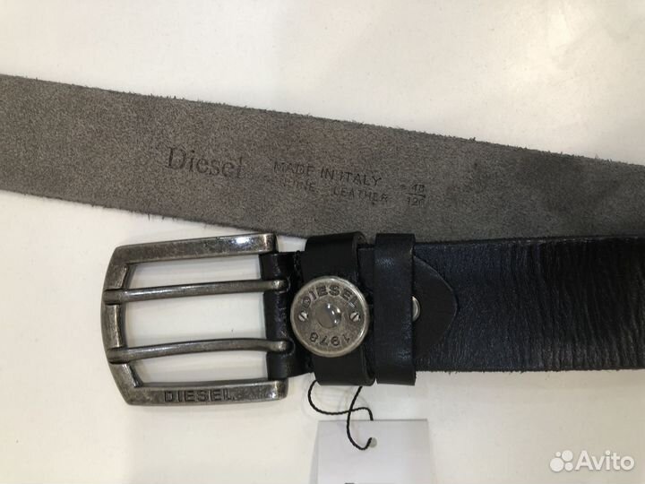 Мужской кожаный ремень diesel