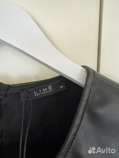 Топ Lime кож зам М