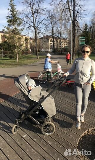 Премиум коляска 2 в 1 hartan vip с сумкой