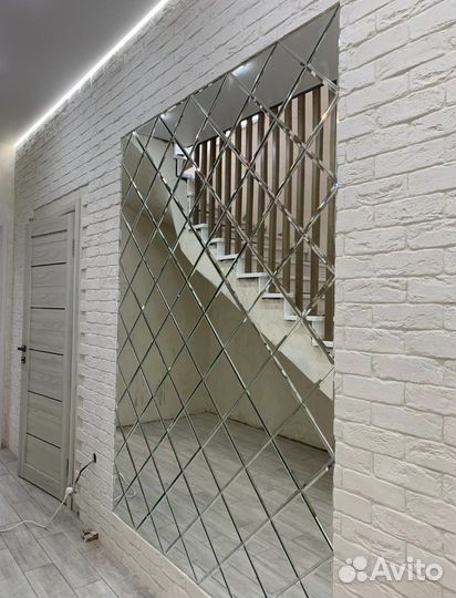 Зеркальное панно на заказ