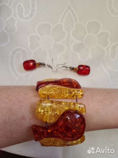 Браслет из янтаря