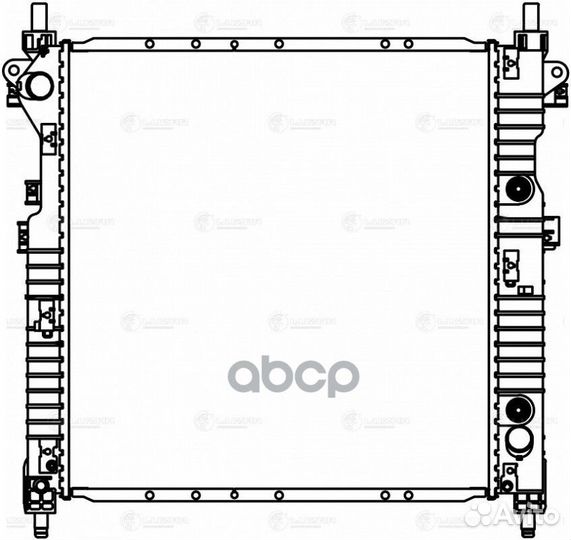 Радиатор ssangyong actyon sport AT 12- LRC 1715